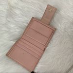 Gucci  GG Monogram Trifold Wallet Pink Leather Trims Authentic Photo 3