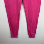 J.Crew Womens Waffle Knit Set Pink Pullover Jogger Pants Sz Small Photo 12
