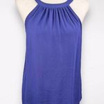 Halogen Silky Blouse Sleeveless Halter Neck Tank XS Photo 0