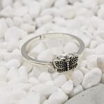 Little Butterfly Ring Silver Photo 4