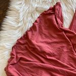 Lucy Love Pink Ribbed Side Slit Maxi Dress Photo 5