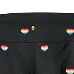 Spiritual Gangster  Women’s Intent Rainbow Heart Leggings in Black/Rainbow XL Photo 4