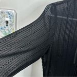 Alexis NEW  Rochelle Robe Black Beaded Semi-Sheer Midi Dress Women's Size Small Photo 4