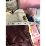 Madewell the perfect vintage straight jean women’s size 27 red vegan leather Photo 6