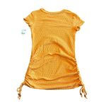 Free People Beach Orange Short Sleeve Stretch Dress Swim Coverup Size XS NWT Photo 5