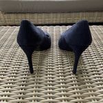 Stuart Weitzman  Nouveau Goosebump Stiletto Navy Blue 8.5 Pumps Classic‎ chic Photo 4
