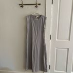 Free People NWT  beach simone midi sleeveless cutout dress in grey Photo 2