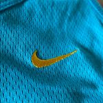 Nike NWT Blue and Yellow Women's Tank Top Small. Livestrong foundation Austin TX Photo 2