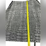 Diane Von Furstenberg  DVF Emma Nightfall‎ Silver Black Pencil Skirt Size 8 Photo 7