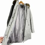 J.Crew Italian Stadium Cloth By Nello Gori Coat 4T Gray Wool Faux Fur Hood Size undefined Photo 8