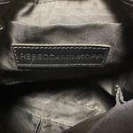 Rebecca Minkoff  Navy Blue Leather Suede Saddle Bag Photo 9