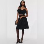 Anthropologie Maeve Taffeta Dot Midi Skirt Size 8 Photo 1