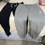 Nike Set of 2 Women's Black and Gray Joggers Photo 2
