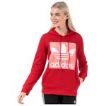 Adidas  Originals Women's Scarlet Trefoil French Terry Hoodie Size S Photo 2