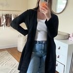 ZARA  black suede jacket cardigan Photo 1