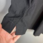 Eileen Fisher  Black Collarless Crepe Jacket Blazer Size M One Button Travel Photo 9