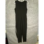 Calvin Klein Black Rhinestone Jumpsuit Sleeveless Belted Women's Party Evening 8 Photo 4