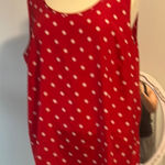 Faded Glory 49.  Red Polka Dot Tank Top Photo 0