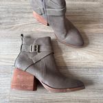 Kork-Ease  Korks Shyla Taupe Suede Leather Boots Womens 8.5 Casual Fall Chunky Photo 1