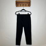 Soft Surroundings  Black Elastic Waist Cropped Pants Women's Size Medium Photo 1