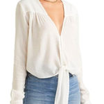The Range ‎ Tie Front Blouse NWT Photo 0