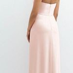 After Six  Strapless Notch-Neck Crepe A-Line Dress With Rhinestone Bows‎ Size 16 Photo 1