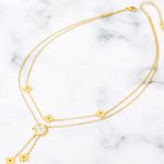 Clovers Gold Layered Necklace Photo 7