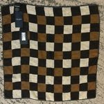 Saint Laurent  Square Checkboard Bandana in Wool 65 x 65 CM Photo 0