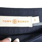 Tory Burch Women’s Slim Fit Straight Leg Ankle Pants Navy Blue Size 4 Photo 6