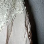 NEW Dress Up Boutique neutral lace trim cami bodysuit women’s size medium Photo 6