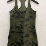 Lululemon CRB Cool Racerback Savasana Camo 20 cm Fatigue Green Tank Top Size 8 Photo 3