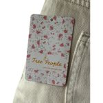 Free People We The Free By  Bailey Denim Skirt in Coconut Women's Size 26 NEW Photo 3