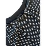 Enfocus Studio Ruffled Pencil Skirt Dress 12 Black White Sleeveless Mob Wife Photo 2