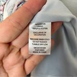 Bleuh Ciel  Blue Floral Midi Dress with Smocking on Chest Size S Photo 4