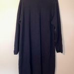 J.Jill Knit Dress NWT Navy Blue Simple ribbed detail at neck, wrist and hem L Photo 1