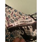 Maurice's Elephant Floral Tiered Spaghetti Strap Dress Size 2X Photo 3