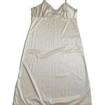 L’eggs Slip Nightgown Ivory Lace Dress Beige Size S Size M Photo 0