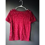 Everleigh Burgundy Lace Top Photo 1