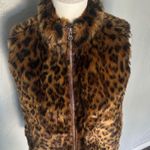 J.Crew Leopard Print Faux Fur Vest Photo 6