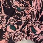 Maaji Rose Joy Swim Cover Up Dress Caftan in Pink & Black Floral Print Sz M EUC Photo 7