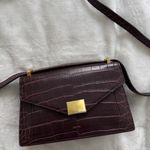 JW Pei Brown Shoulder Bag Croc  Photo 1