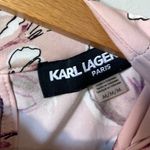 Karl Lagerfeld  Paris - gathered mock neck floral printed tank in size med. Photo 1