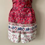 Japna  | Floral Print Smocked Boho Jumpsuit Sz M Photo 4