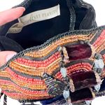 NWT VINTAGE MARY FRANCES Motif Butterfly Beaded Multicolor Round Shoulder Bag Photo 5