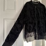 Torrid Womens (0X) Burnout Velvet Bomber Jacket Photo 5