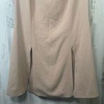 Chico's Chico’s Black Label Womens Size 0 US 4 Tan High Slit Crepe Tunic Blouse Top Photo 1