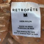 NEW Retrofete Vinci Maxi Dress Nude and Silver Size Medium Tan Photo 14