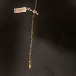 24k Gold plated Small Paperclip texture link Bracelet Photo 1