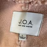 J.O.A. Women’s Reversible Teddy Faux Shearling Coat Oversized in Dusty Pink L Photo 10
