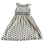 Chelsea and Violet White Brown Horse Print Mini Dress Sleeveless Western Medium Photo 3